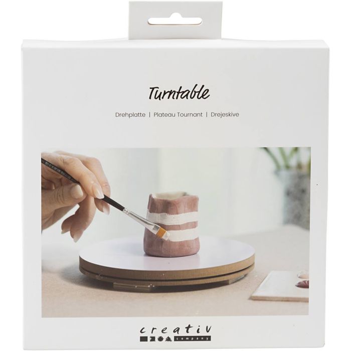 Plateau tournant, H : 2,5, d 17 cm, 1 pièce