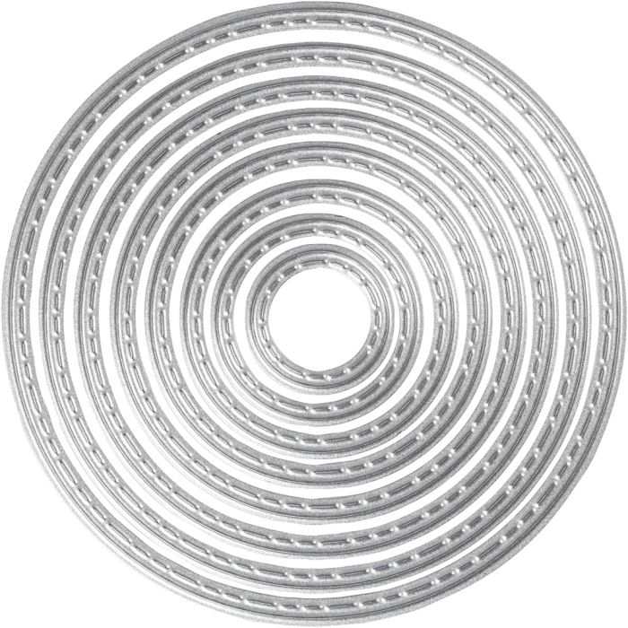 Gabarit de coupe et matrice de découpe, Cercle, d 1,5-7 cm, 1 pièce