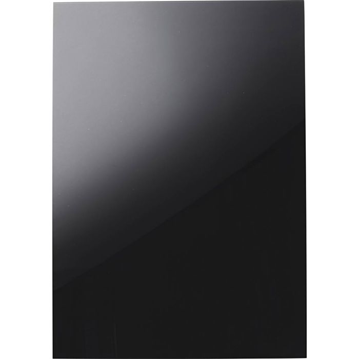 A4, ép. 3 mm, noir, transparent, 1 pièce