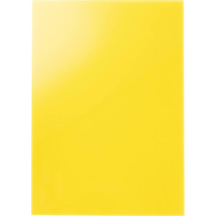 A4, ép. 3 mm, jaune transparent, 1 pièce