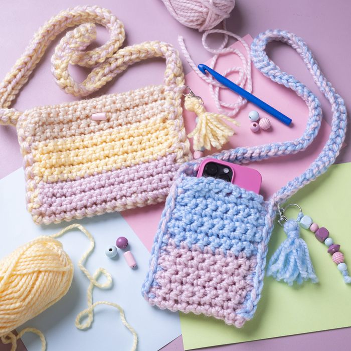 Kit de démarrage DIY : Apprenez à crocheter un sac.