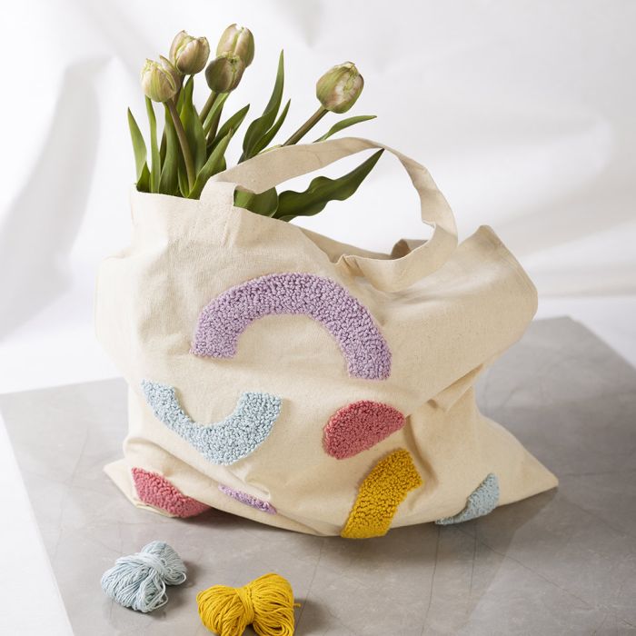 Sac fourre-tout avec tufting