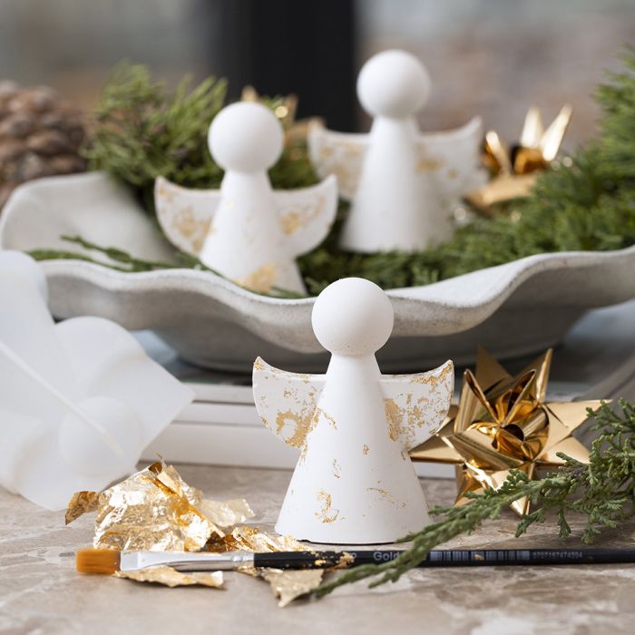 Angels de Noël moulées