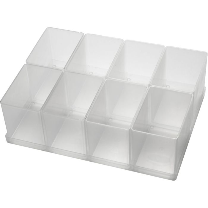Boîte de rangement, dim. BA8-1, H : 80 mm, dim. 79x55 mm, 8 pièces/ 1 Pq.