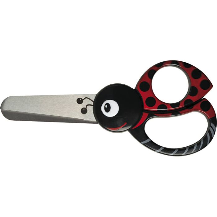 Fiskars Ciseaux Animaux pour Enfants, Coccinelle, L : 13 cm, 1 pièce