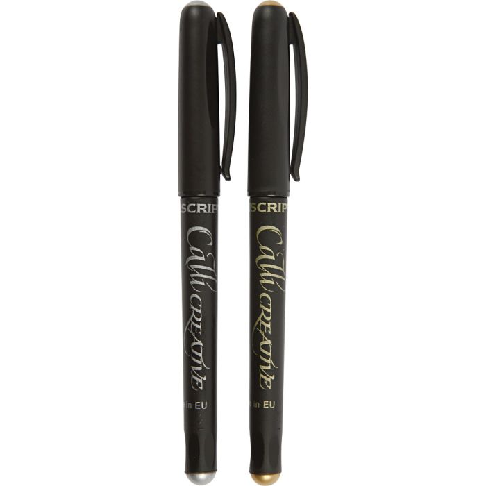 Feutre pour Calligraphie, ép. 2.4 mm, 2 pièces/ 1 Pq.