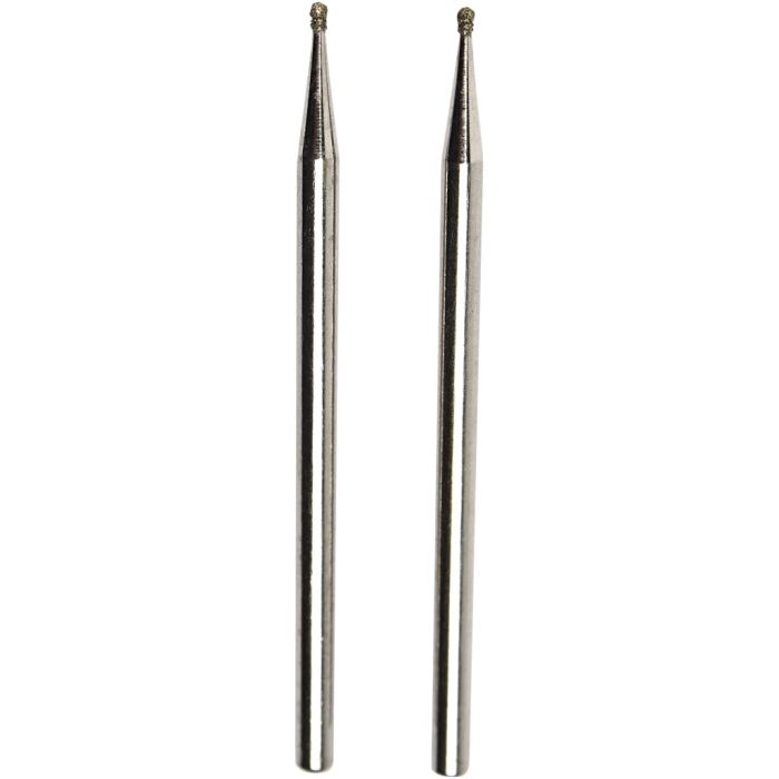 Pointe diamant, dim. 1,0 mm, 2 pièces/ 1 Pq.