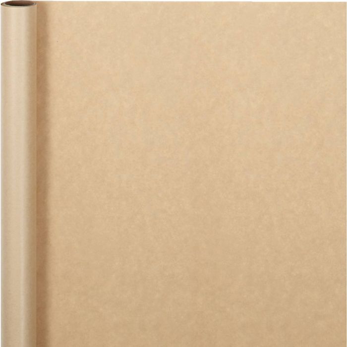 Papier cadeau, L : 50 cm, 70 gr, beige, 5 m/ 1 rouleau