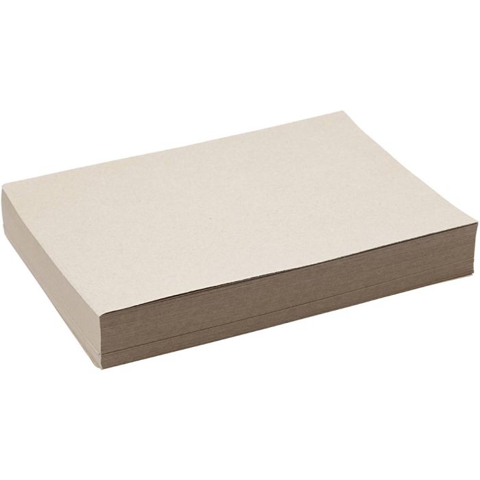 Papier Cartonné Recyclé, A4, feuille 210x297 mm, 100 gr, 250 flles/ 1 Pq.