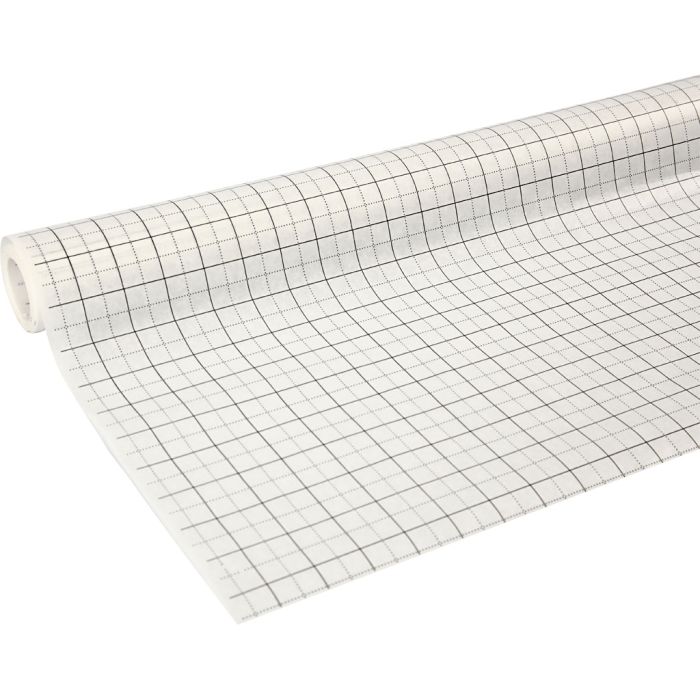 Papier patron quadrillé, L : 80 cm, 28 gr, 15 m/ 1 rouleau