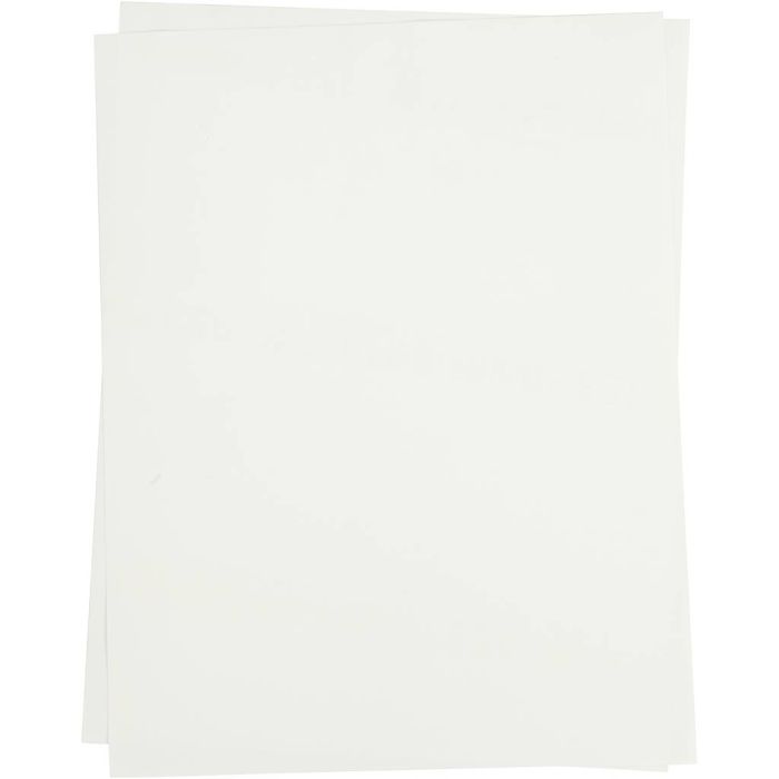 Feuille de papier transfert, feuille 21,5x28 cm, Pour textiles clairs, transparent, 5 flles/ 1 Pq.