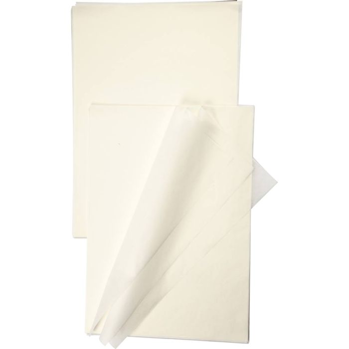 Imitation du Papier Japonais, A3, 14 gr, blanc, 100 flles/ 1 Pq.