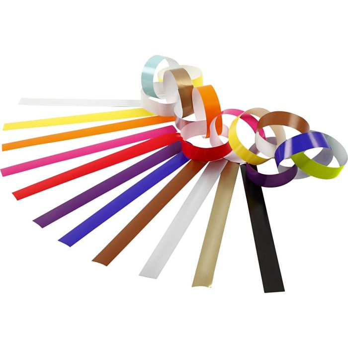 Guirlande en Papier, L : 16 cm, L : 15 mm, ass. de couleurs, 400 pièces/ 1 Pq.