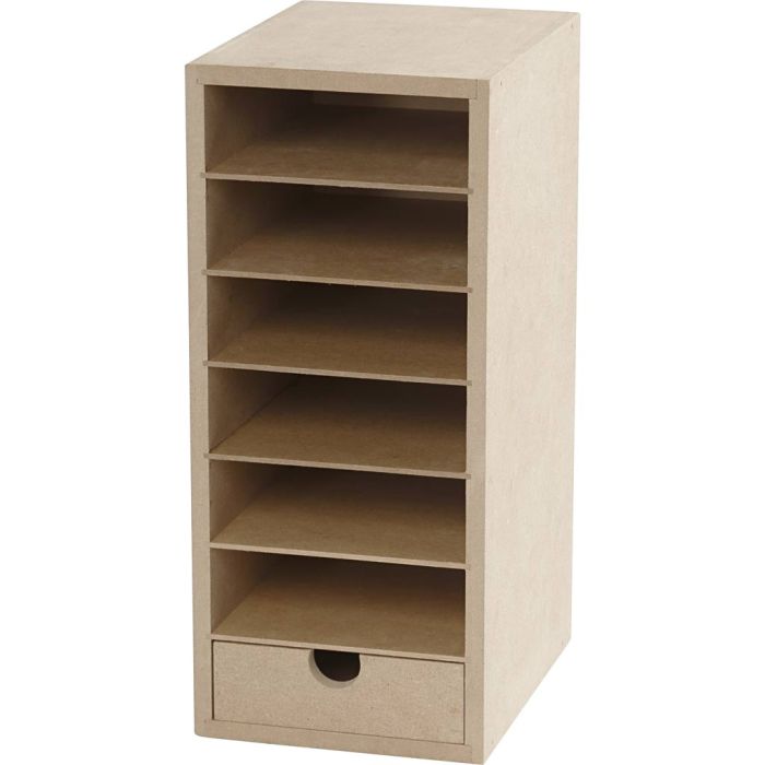 Unité de rangement pour papier, H : 31,5 cm, P: 18 cm, L : 14 cm, A6, 1 pièce