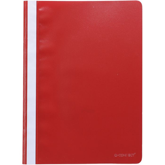 Livrets de présentation en plastique, A4, rouge, 50 pièces/ 1 Pq.
