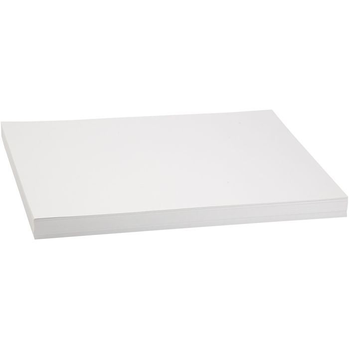 Papier cartonné, A3, feuille 297x420 mm, 250 gr, blanc, 100 flles/ 1 Pq.