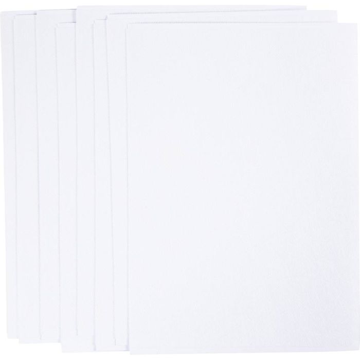 Feuille de broderie hydrosolubles, A5, feuille 148x210 mm, blanc, 8 flles/ 1 Pq.