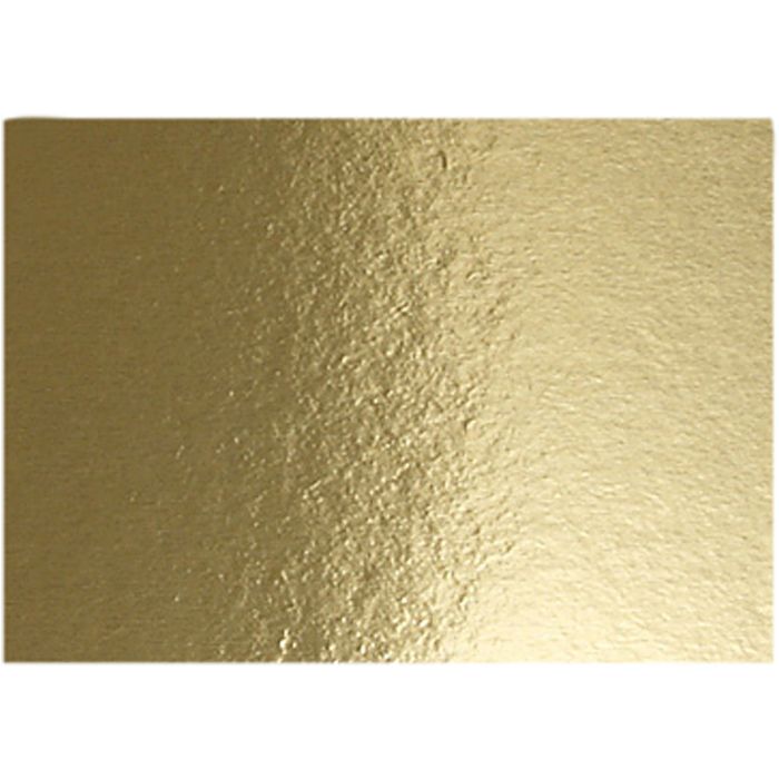Papier métallisé, A4, feuille 210x297 mm, 280 gr, or, 10 flles/ 1 Pq.