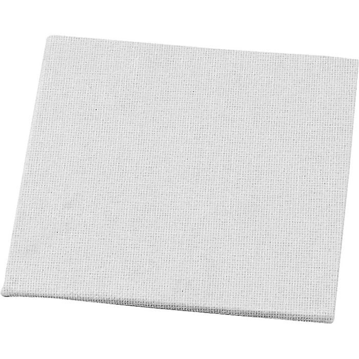 Panneau en toile, dim. 10x10 cm, ép. 3 mm, 280 gr, 10 pièces/ 1 Pq.