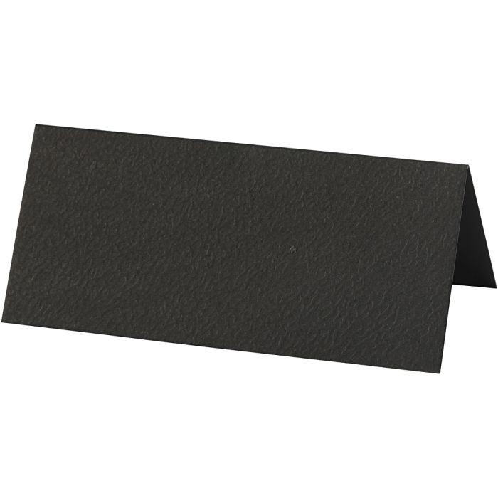 Marque-places, dim. 9x4 cm, 220 gr, noir, 20 pièces/ 1 Pq.