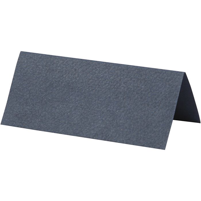 Marque-places, dim. 9x4 cm, 220 gr, bleu, 20 pièces/ 1 Pq.