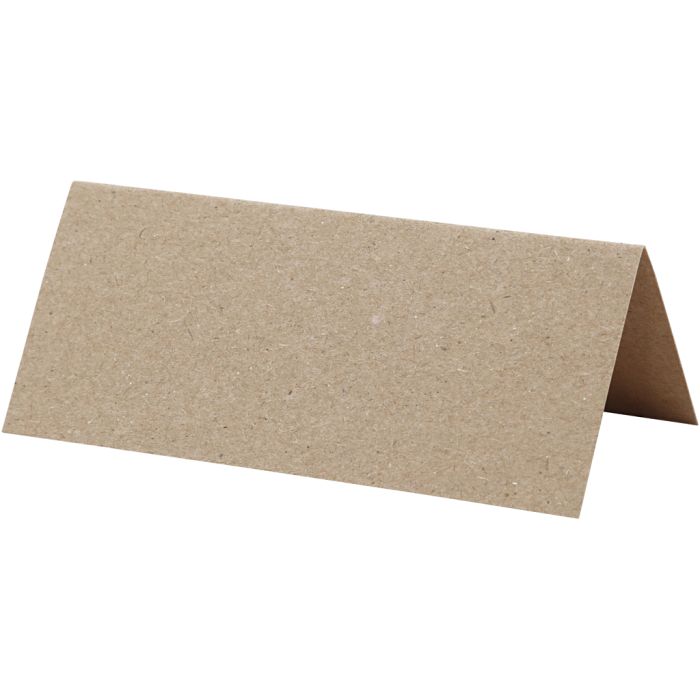 Marque-places, dim. 9x4 cm, 220 gr, naturel, 20 pièces/ 1 Pq.