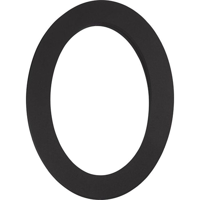 Passe-partout, A4, ép. 0.4 mm, ovale, 270 gr, noir, 25 pièces/ 1 Pq.