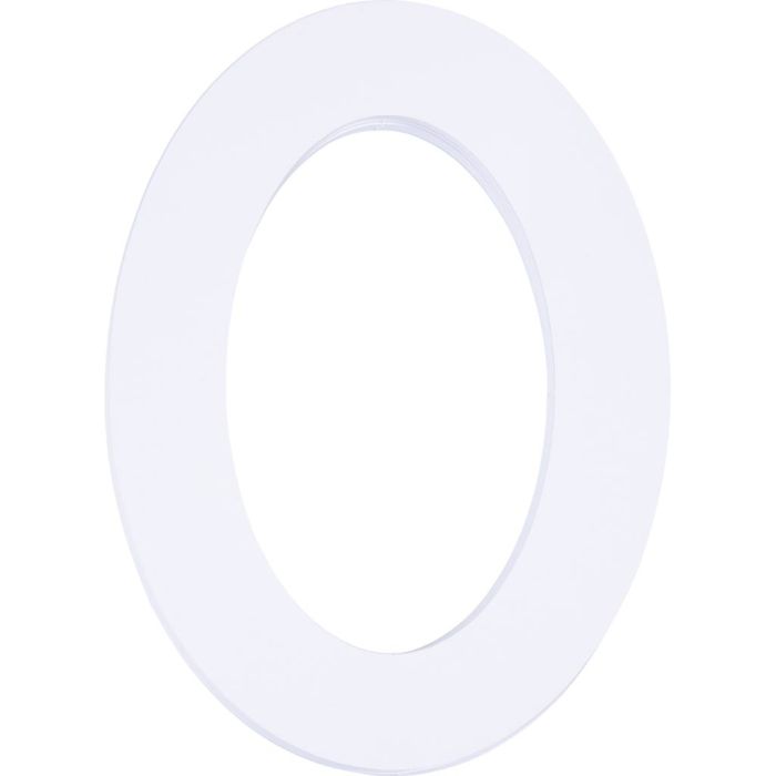 Passe-partout, A5, ép. 0,4 mm, ovale, 270 gr, blanc, 25 pièces/ 1 Pq.