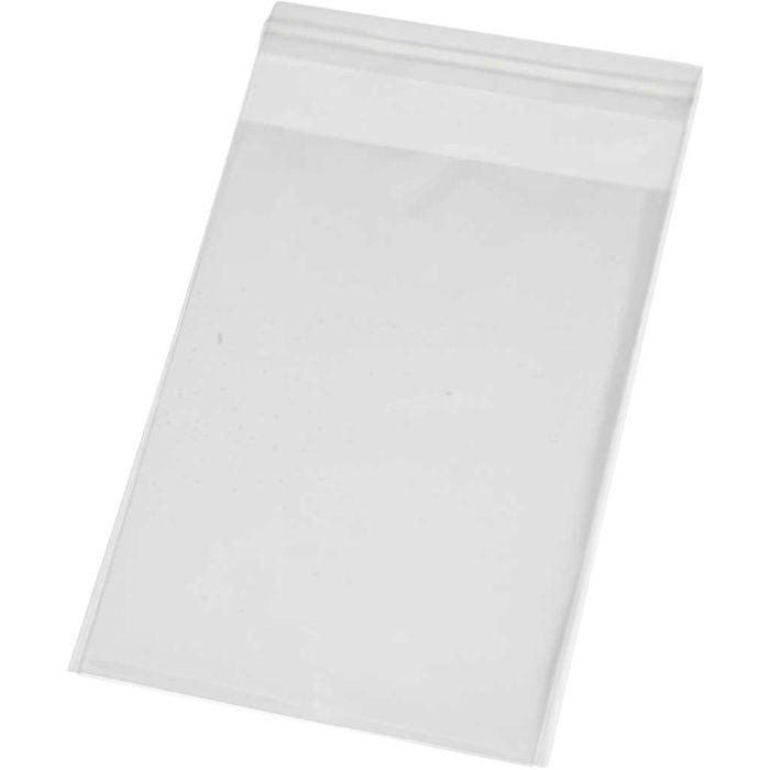 Sachet Cellophane, H : 12,9 cm, L : 9,7 cm, ép. 25 my, 200 pièces/ 1 Pq.