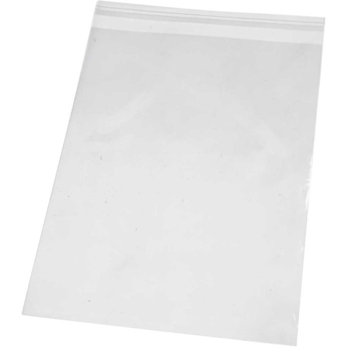 Sachet Cellophane, H : 25,3 cm, L : 18 cm, ép. 25 my, 20 pièces/ 1 Pq.
