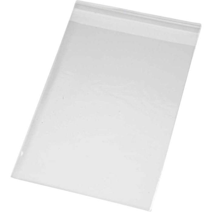Sachet Cellophane, H : 17,3 cm, L : 12,3 cm, ép. 25 my, 20 pièces/ 1 Pq.