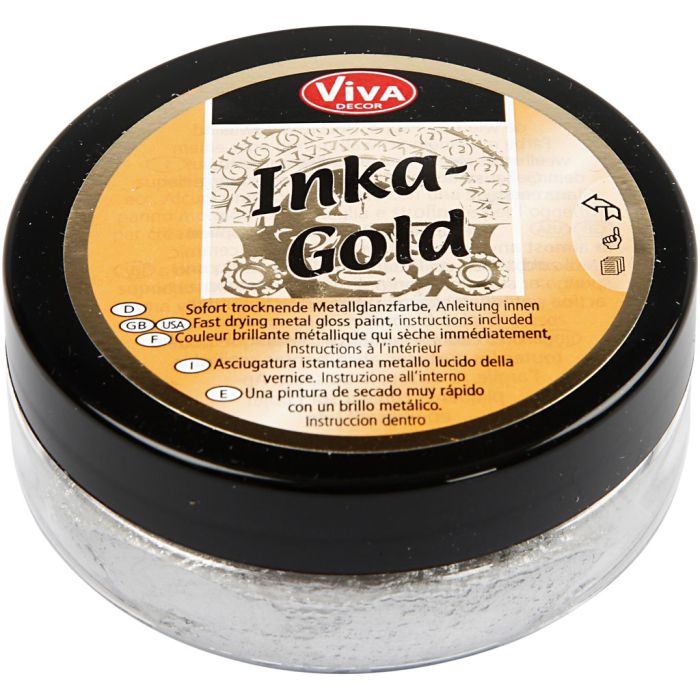 Inka Gold, argent, 50 ml/ 1 boîte