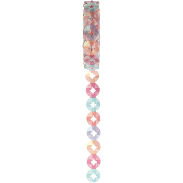 Ruban adhésif Washi Tape dentelle, L : 10 mm, 5 m/ 1 rouleau