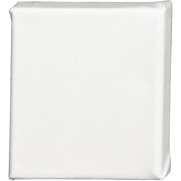 Châssis entoilés, P: 1,6 cm, dim. 10x10 cm, 360 gr, blanc, 1 pièce
