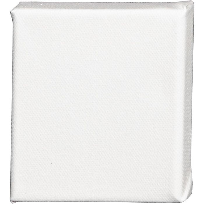 Châssis entoilés, P: 1,6 cm, dim. 10x10 cm, 360 gr, blanc, 10 pièces/ 1 Pq.