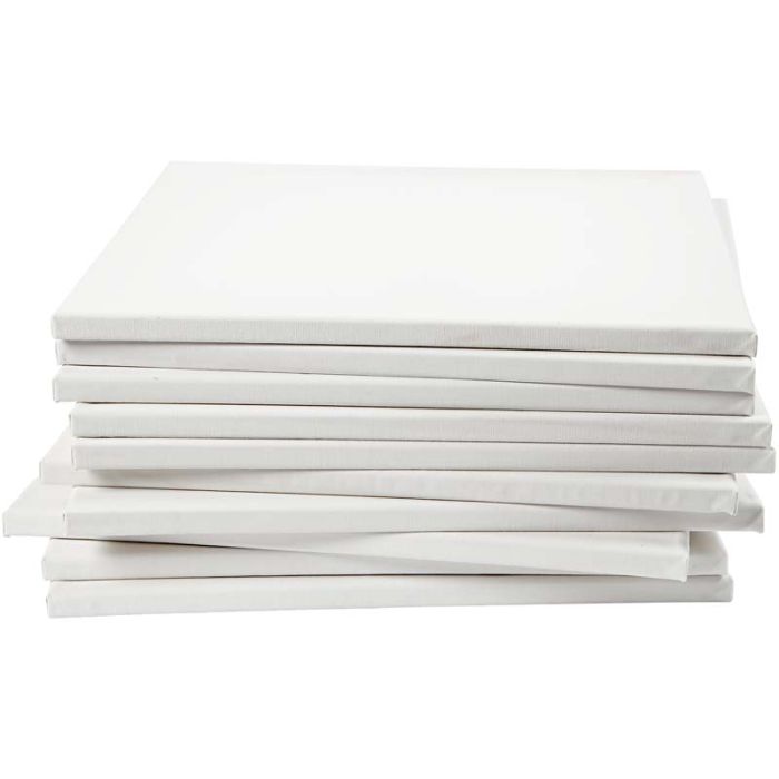 Entoilé, P: 1,6 cm, dim. 40x40 cm, 280 gr, blanc, 40 pièces/ 1 Pq.
