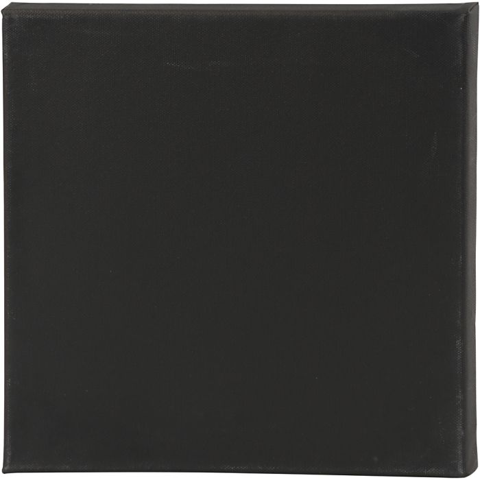Châssis entoilés, dim. 30x30x1,6 cm, 360 gr, noir, 1 pièce
