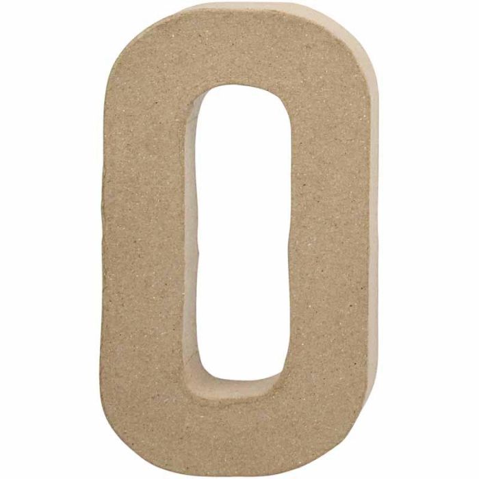 Lettre, O, H : 20,4 cm, L : 11,5 cm, ép. 2,5 cm, 1 pièce
