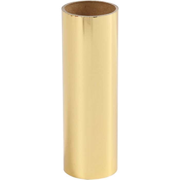 Film décoratif, L : 15,5 cm, ép. 0,02 mm, or, 50 cm/ 1 rouleau