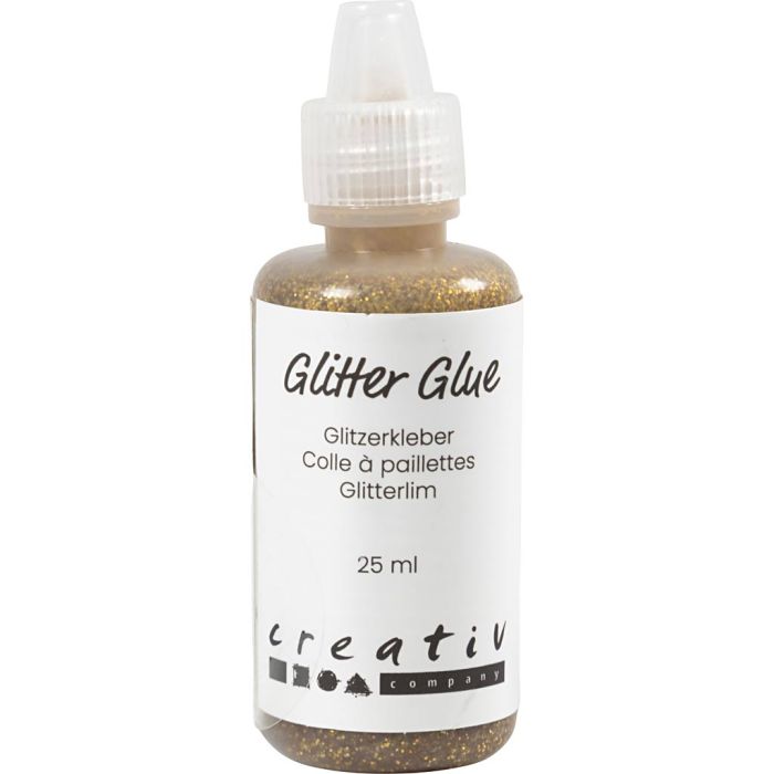 Colle à paillettes, or, 25 ml/ 1 flacon