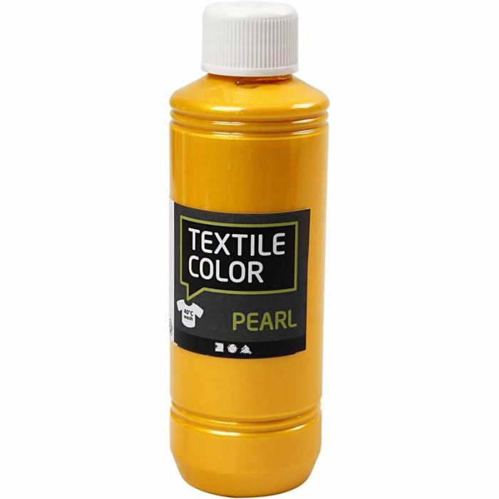Textile Color, nacré, jaune, 250 ml/ 1 flacon