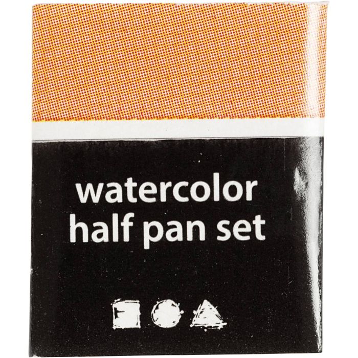 Aquarelles Art, ½-pan, dim. 10x15x20 mm, beige clair, 1 pièce