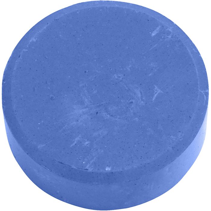Pastilles aquarelles, H : 16 mm, d 44 mm, bleu, 6 pièces/ 1 Pq.