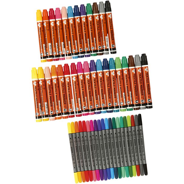 Feutres textile, 50 pièces/ 1 Pq.