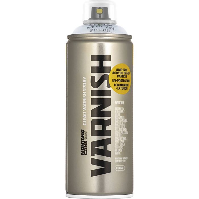 Vernis en bombe, brillante, 400 ml/ 1 boîte
