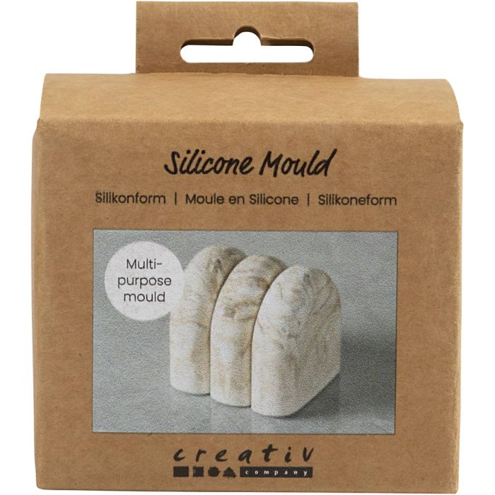 Moule en Silicone, Arcs, H : 5 cm, d 4,5 cm, L : 4 cm, 1 pièce/ 1 Pq.