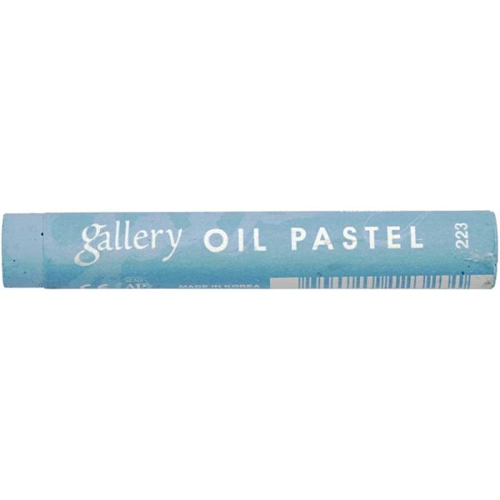 Pastels à l'huile Gallery Premium, L : 7 cm, ép. 11 mm, bleu turquoise (223), 6 pièces/ 1 Pq.