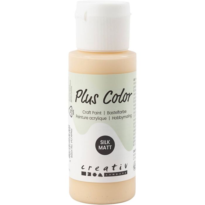 Peinture Acrylique Plus Color, beige clair, 60 ml/ 1 flacon