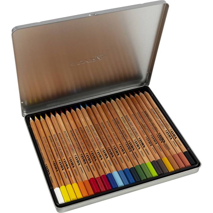 crayons aquarellables Lyra Rembrandt, ass. de couleurs, 24 pièces/ 1 Pq.