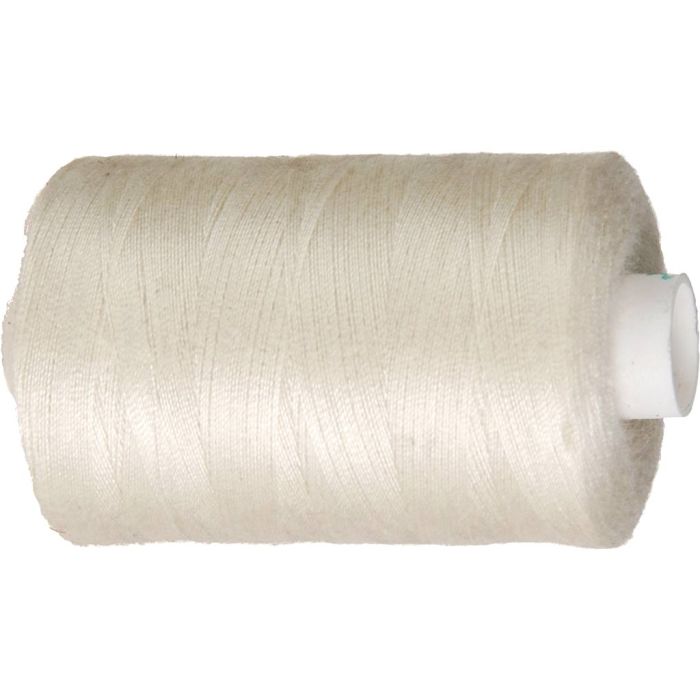 Fil à Coudre, blanc cassé, 1000 m/ 1 rouleau